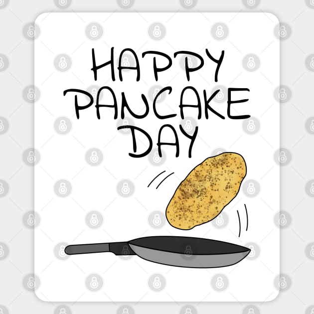 Happy Pancake Day Shrove Tuesday Sticker by doodlerob